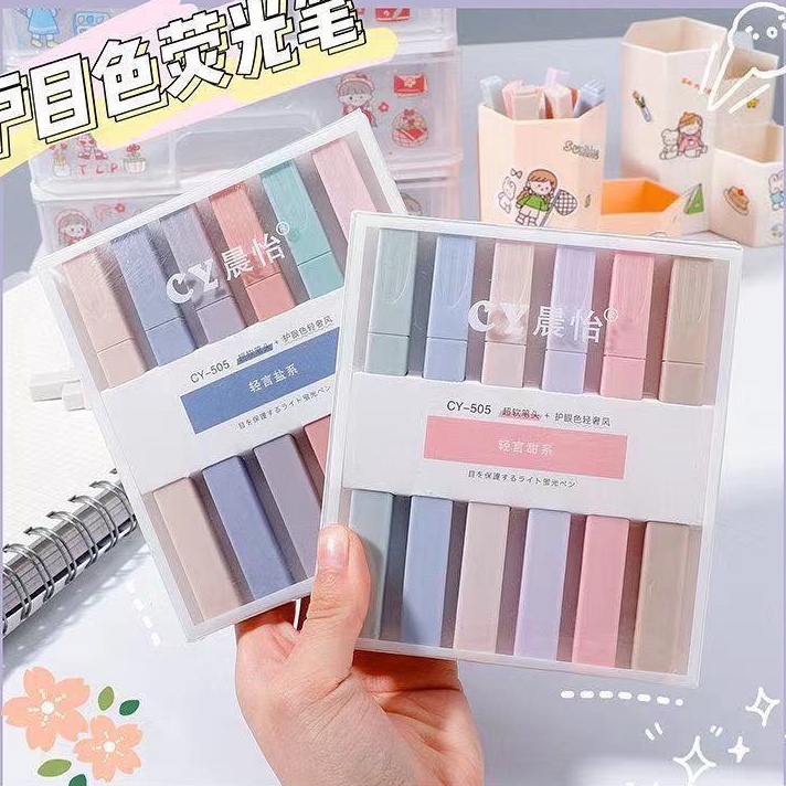 

Terlaku Stabillo Highliter set isi 6 Aesthetic Highlighter Warna Soft Lembut Berkualitas Sketch Marker Pen Art Painting Spidol Pastel Warna