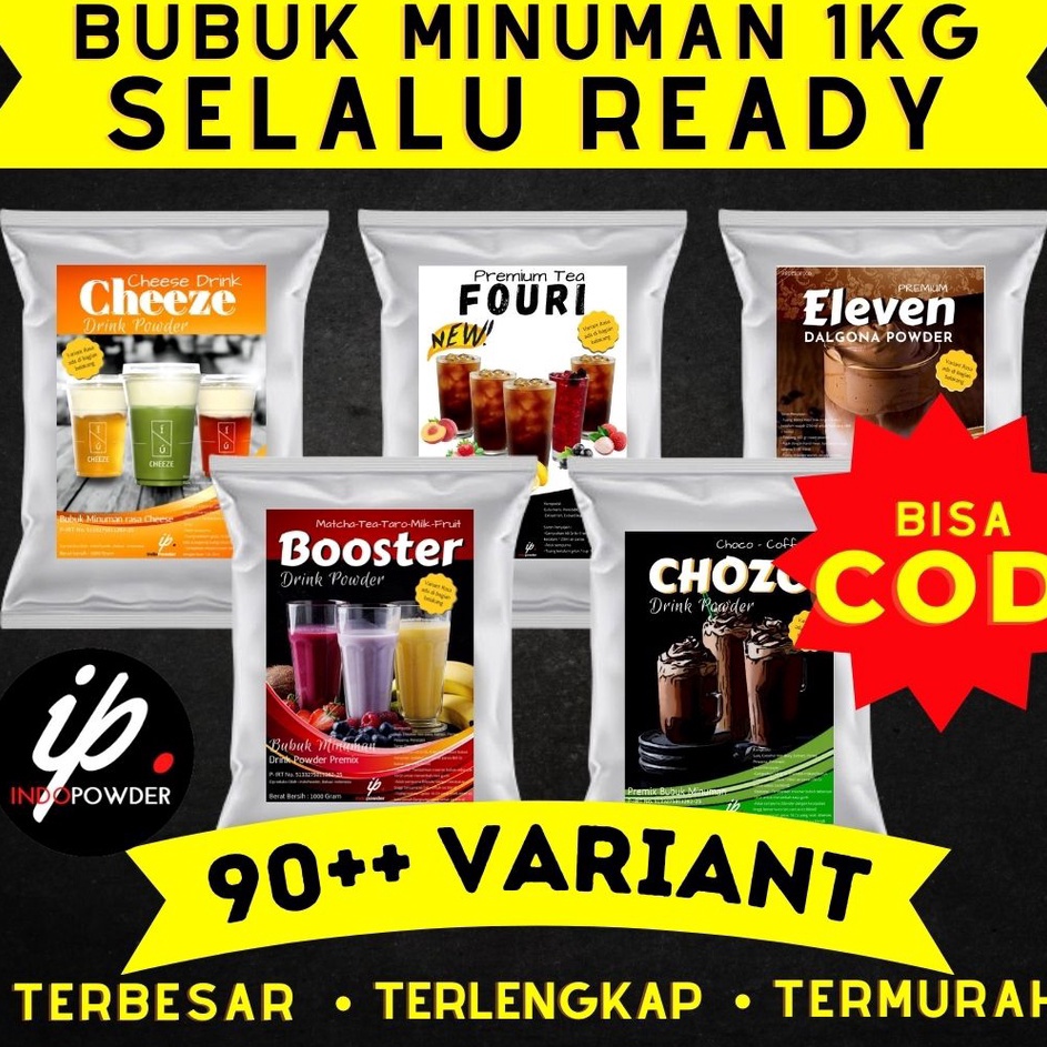 

Best Seller Bubuk Minuman Rasa 1Kg 9 Variant l Bisa pilih variant