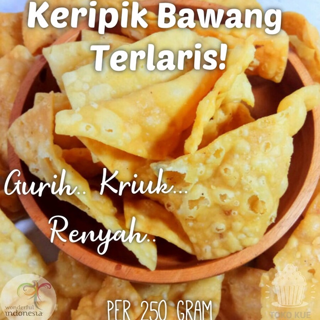 

Buruan Beli KERIPIK BAWANG SPESIAL 5gr CAMILAN KILOAN