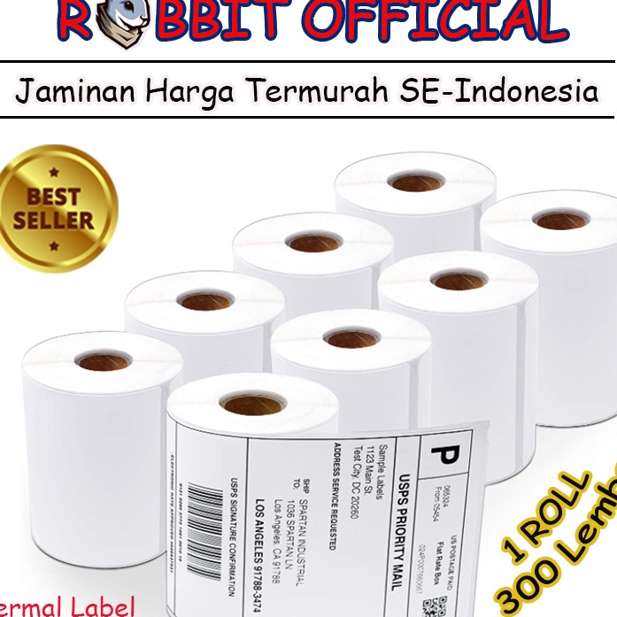 

TIPE ZWE6 Stiker Label Barcode Thermal 78 x 1 Label Barcode Olshop Label Pengiriman 78x1 mm Isi 3 Pcs