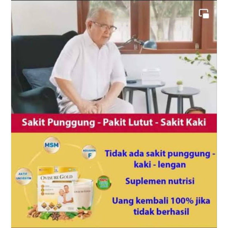 

OVISURE GOLD MILK SUSU VITAMIN TULANG DANSENDI NYERI OTOT ORIGINAL AMERIKA