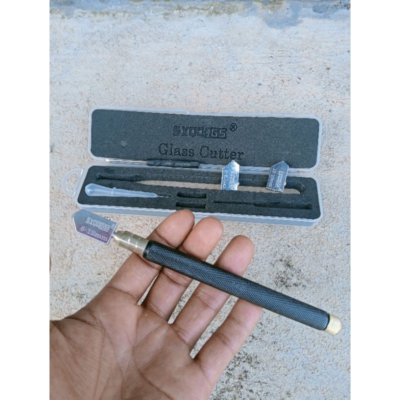 alat pemotong kaca tebal 20 Mili meter alat potong kaca set pisau potong kaca tebal pisau pemotong k