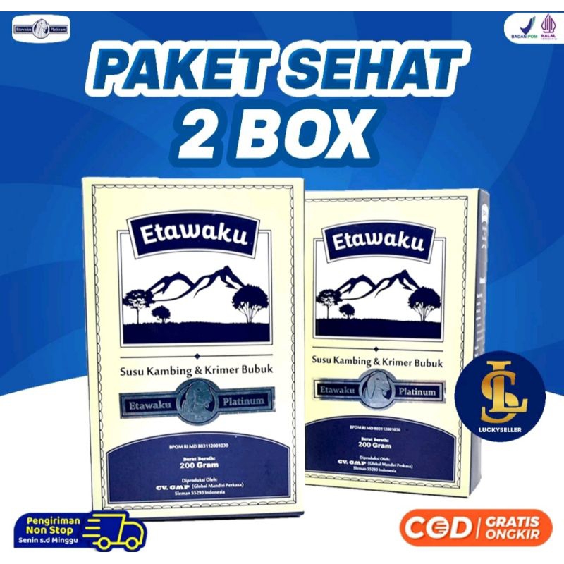 

SUSU KAMBING ETAWAKU PLATINUM PAKET 2 BOX