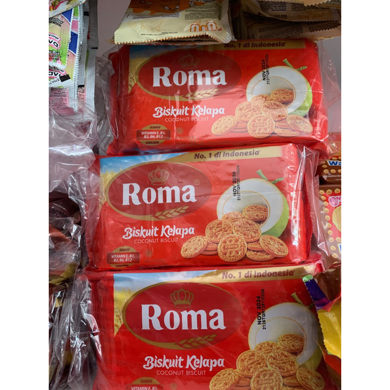 

Biskuit roma kelapa