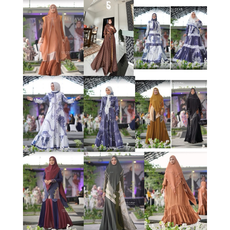 SET LIMITED BROWN ALDEVA,ZHAZIRA,RAINA,LUXFIERI,DAZZLING, ALISTER,AGLEAMINT, FIRWA,RIZQITA BY LINA S