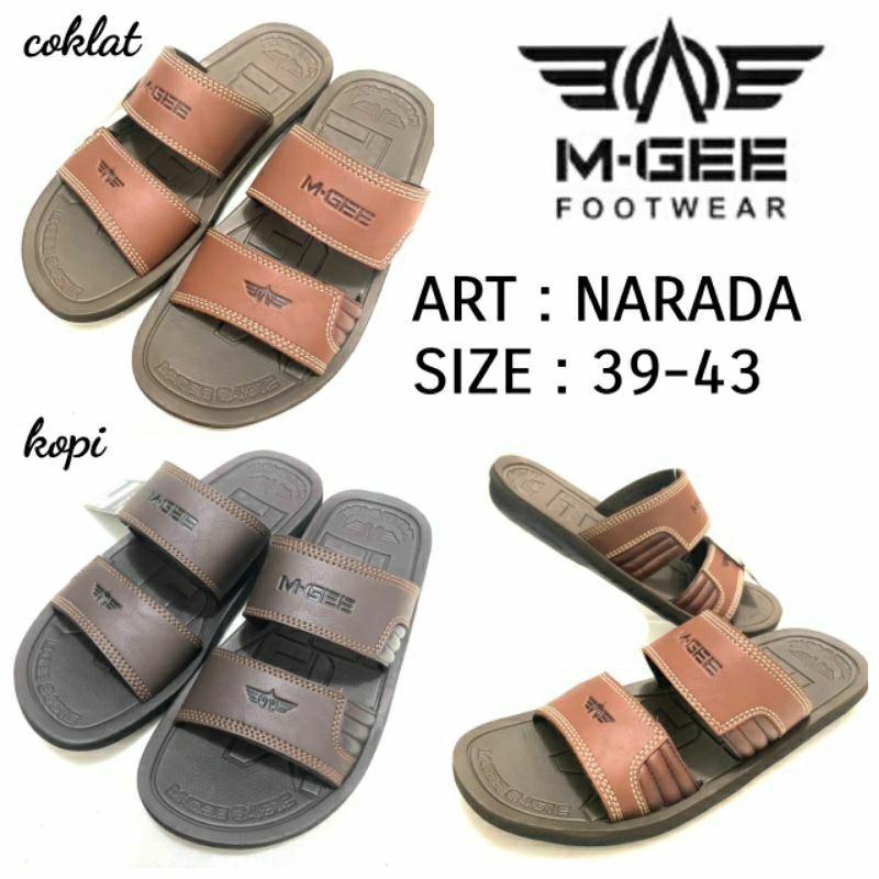 Sandal Pria Original Mgee NARADA Size 39-43 Terbaru