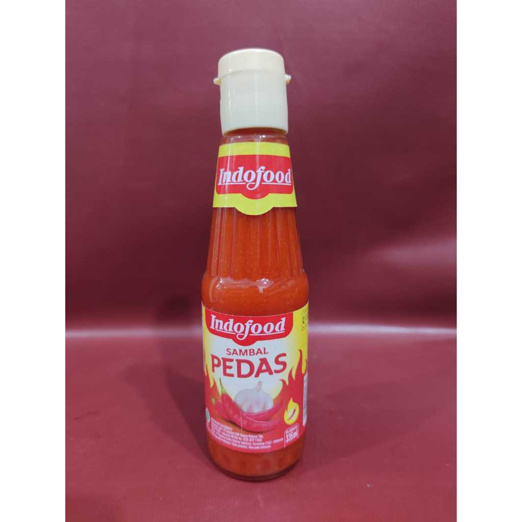 

Indofood Sambal Pedas 335ml Botol Kaca - Saus Cabai