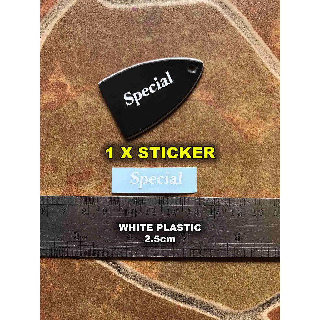 Special Sticker Tutup Truss rod Logo Headstock Neck Gitar Prs Akustik Elektrik Trussrod