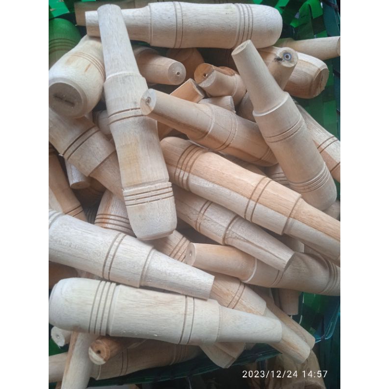 garan kayu/pegangan pisau bendo+karah