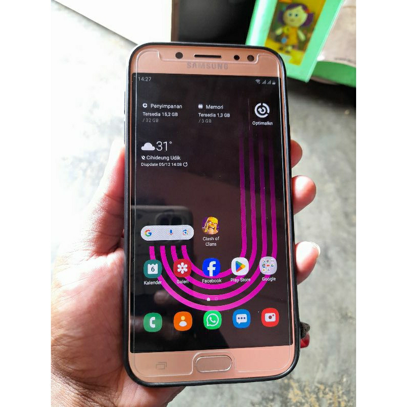 Samsung J7 pro Ram 3/32 second nego