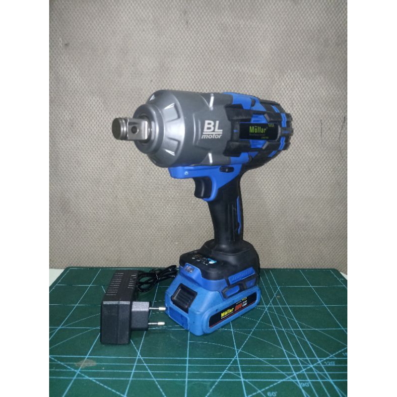 Impact wrench 3/4 inchi cordless MOLLAR CIW21500 CIW 21500 mesin buka baut baterai 20V