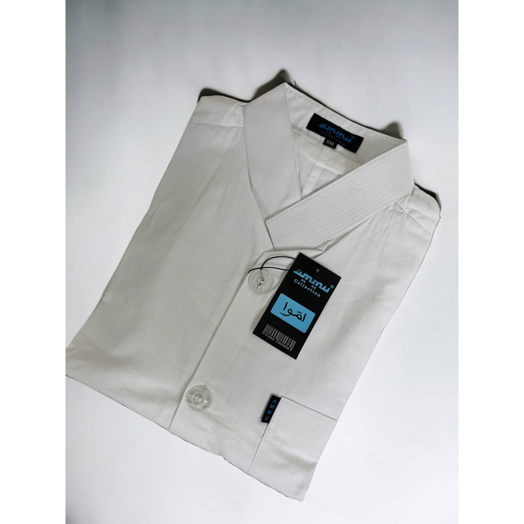 Koko Habib Putih Jumbo Pria Dewasa Lengan Panjang / Ammu Collection