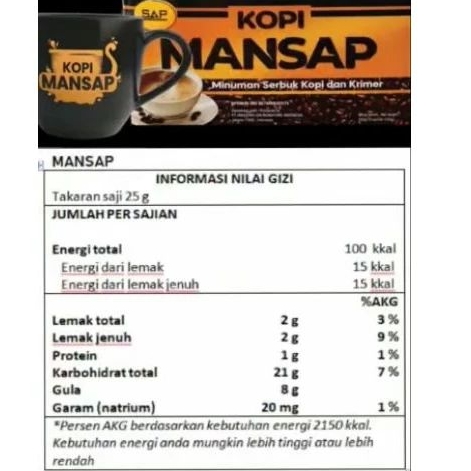 

KOPI STAMINA MAN - SAP ORIGINAL 2 BOX / KOPI MENINGKATKAN VITALITAS / KOPI PASUTRI / KOPI TAHAN LAMA / KOPI KESUBURAN PRIA / KOPI KEPERKASAAN / KOPI MENINGKATKAN SP3RMA