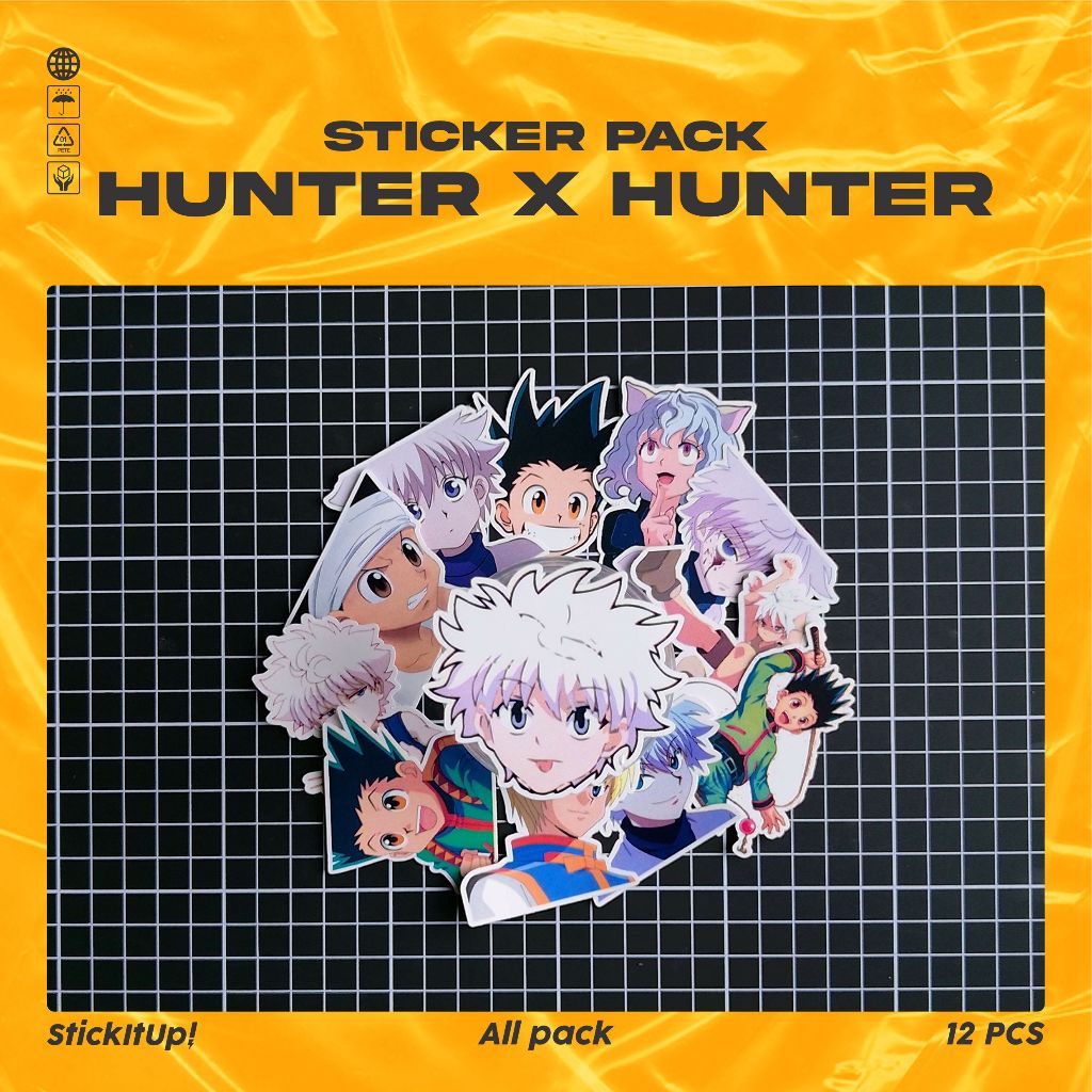 

COD✨ StickItUp Stiker Pack Anime Hunter X Hunter Lucu Colorfull Keren Untuk Koper Laptop Skateboard