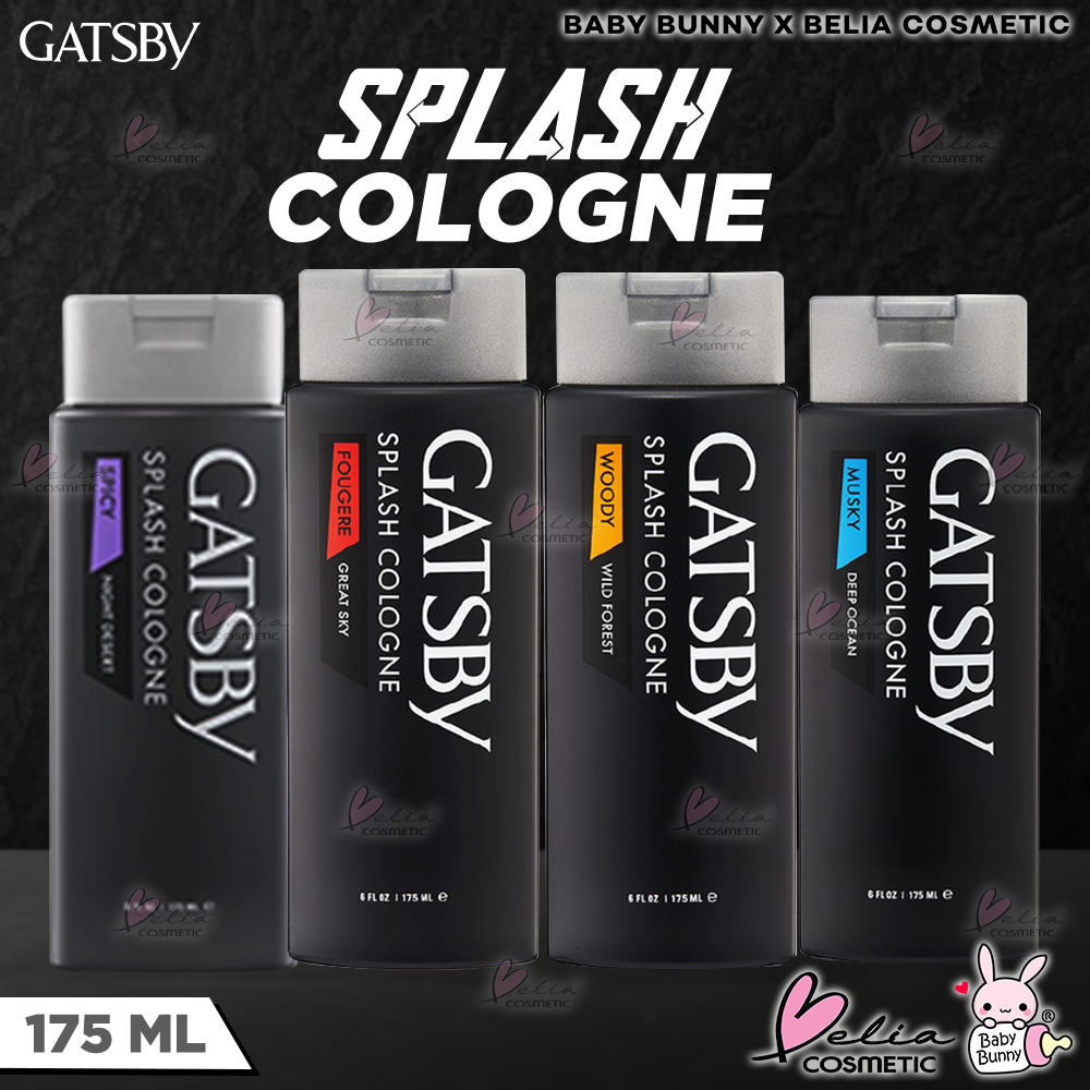 ❤ BELIA ❤ GATSBY Splash Cologne 175ml Eau De Toilette | Long lasting Perfume | Parfum Cowo | Body Sp