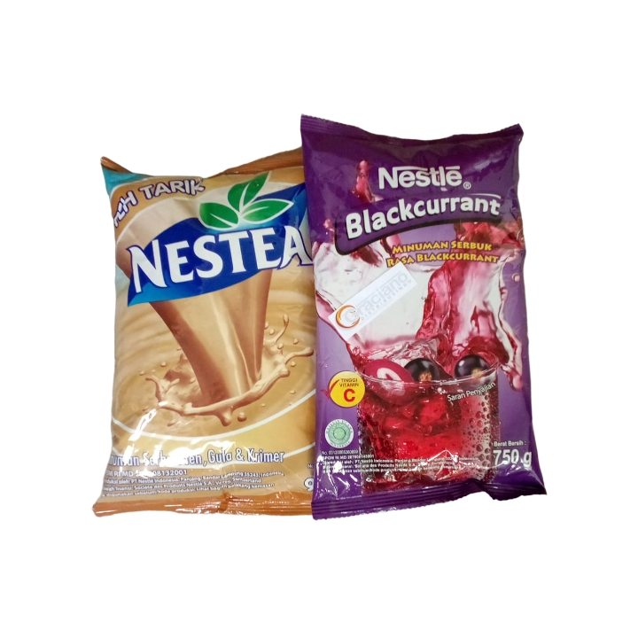 

Paket 1 Nestea Tea Teh Tarik 960gr + 1 Nestle Blackcurrant 750gr