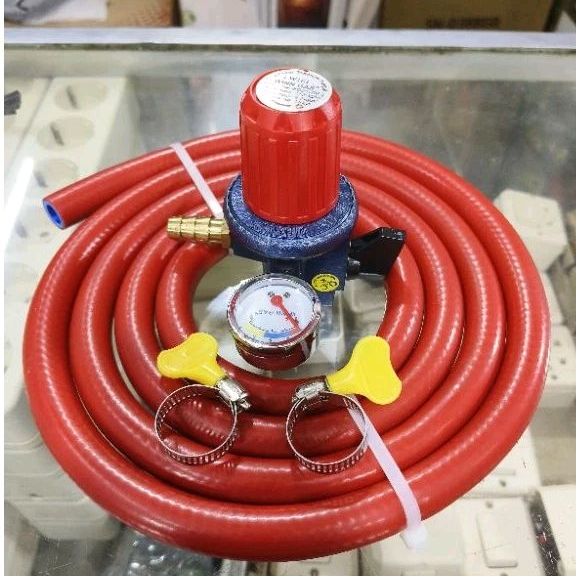 REGURATOR GAS TEKANAN TINGGI WINN GAS +SELANG 2 METER