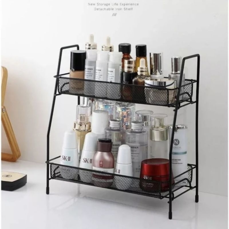 Sale Rak Bumbu Dapur Susun 2 / Rak Susun / Rak Susun 2 / Rak Besi / Rak Bumbu Dapur / Rak Kosmetik /