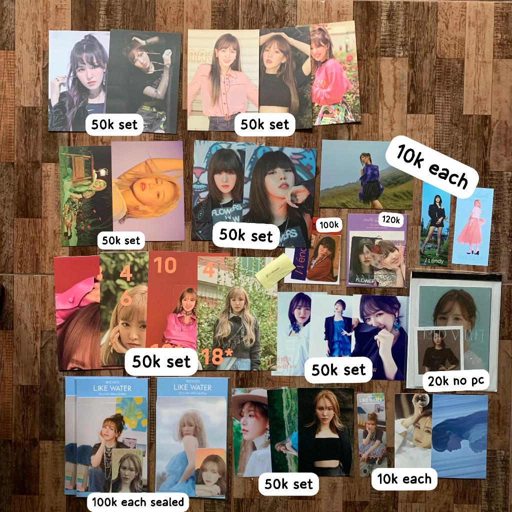 [READY STOCK OFFICIAL] AAB PC POSTCARD WENDY RED VELVET