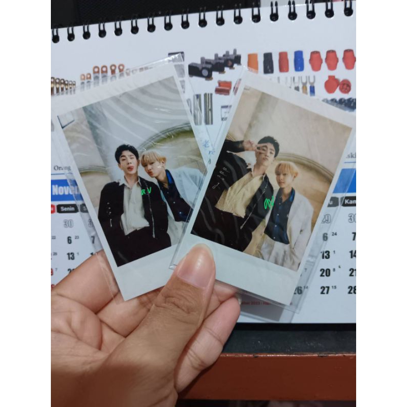 OFFICIAL POLAROID POLA OFFGUN COUPLE GMMTV MAGAZINE PURPLE PEARL