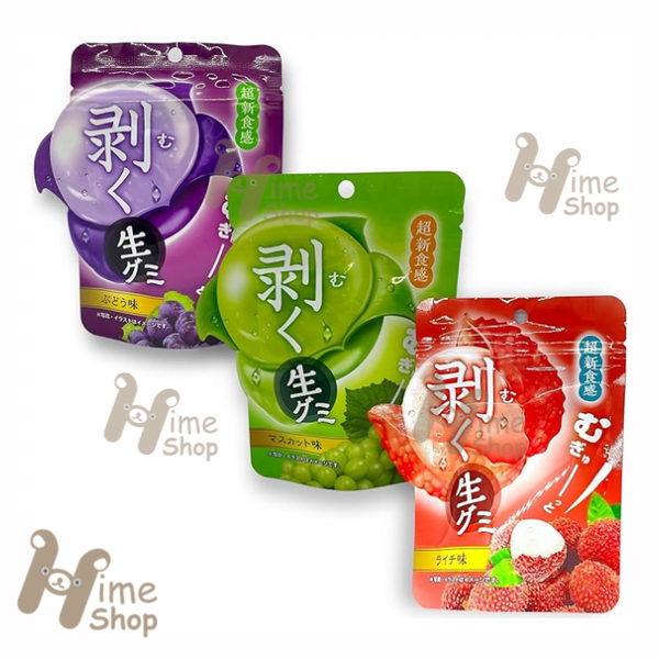 

Nama Mugyutto Raw Gummy Peeled Raw Gummies Jelly Kupas Lychee Shine Muscat Grape Super New Texture