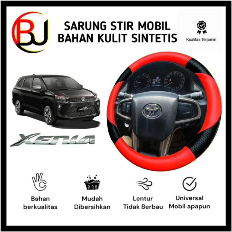 Sarung Stir Mobil Xenia , Cover Stir Mobil Xenia , Sarung Stir Minibus
