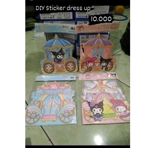 Sendy Toys DIY dress up sticker paper doll