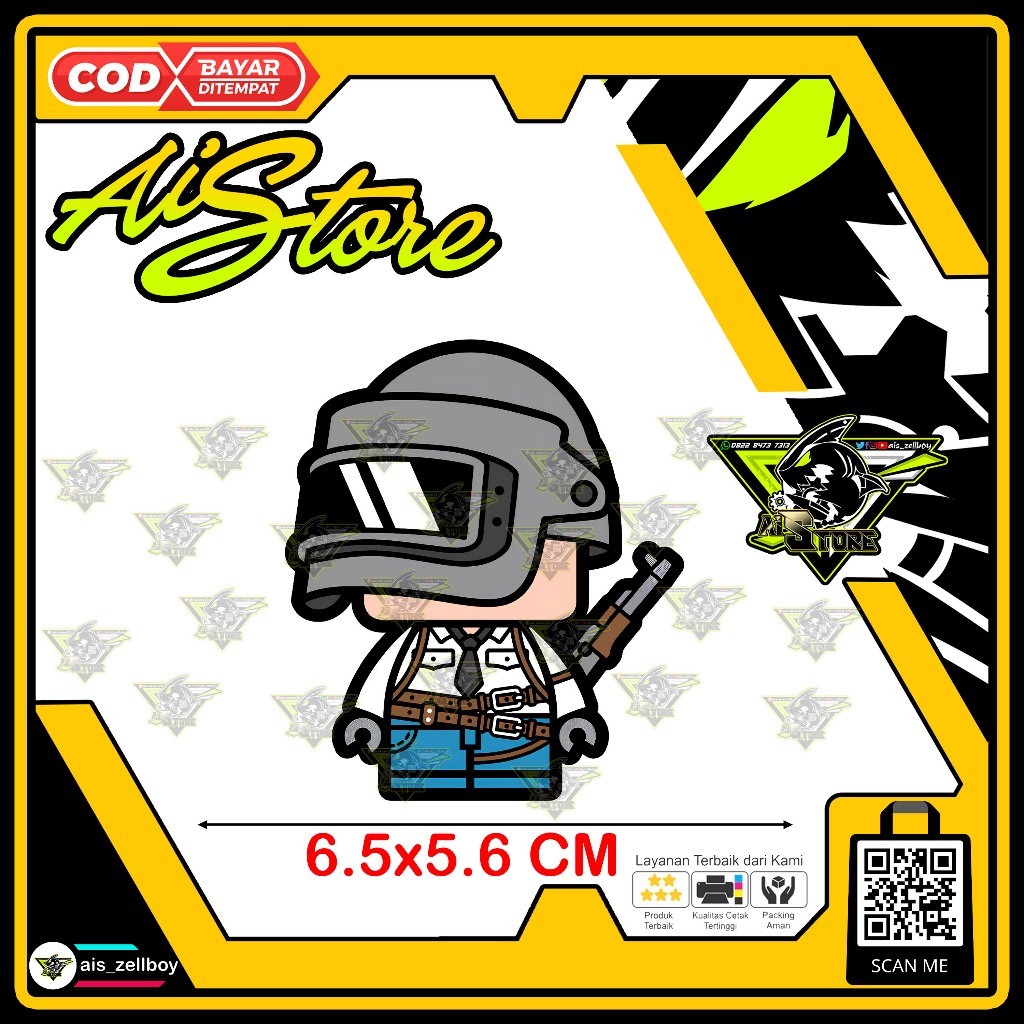 

Stiker Pubg Chibi