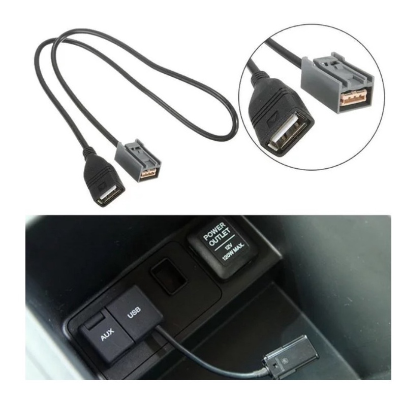 Harga Promo Aux Usb Kabel Adapter For Honda Crv Jazz Accord Crz City Hrv Brio Mobilio BRV Oddysey St