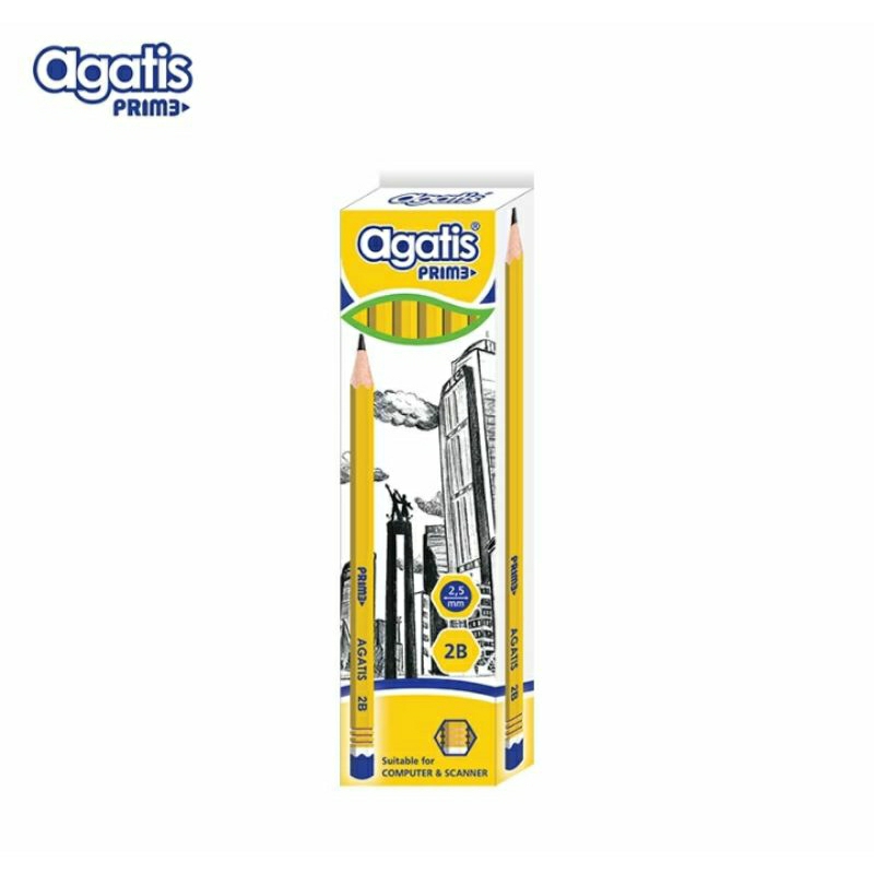 

Pensil agatis 2b pack // 1 pack isi 12 biji