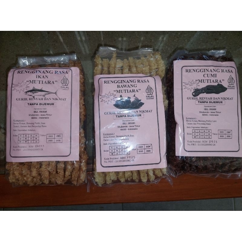 

Rengginang mentah khas situbondo - jawatimur