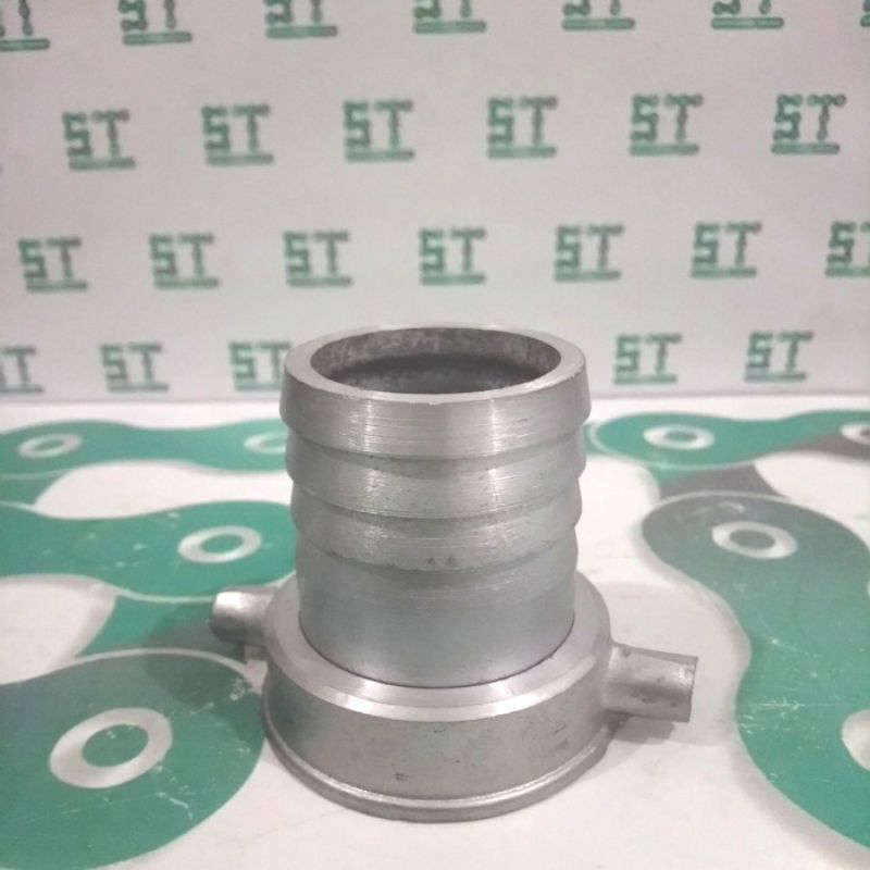 SHOCK COUPLING / KOPLING NEPEL DRAT WATER PUMP/ALKON 2" X 2" ALUMUNIUM
