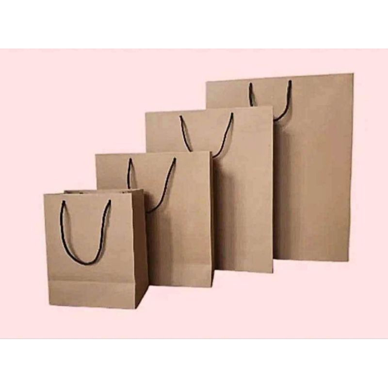 

10 pcs paper bag ukuran p 18 l 8 t 23 termurah langsung distributor