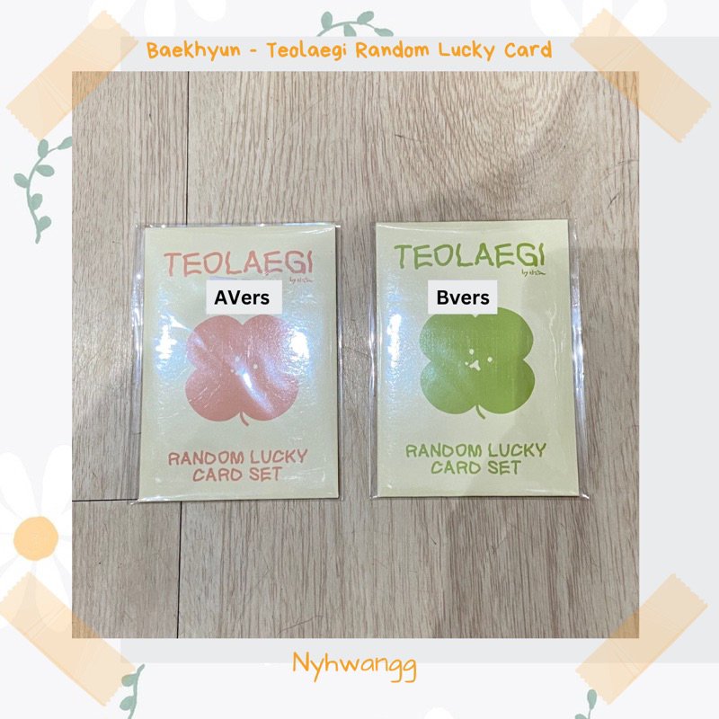 TEOLAEGI - RANDOM LUCKY CARD SET [ready stock]