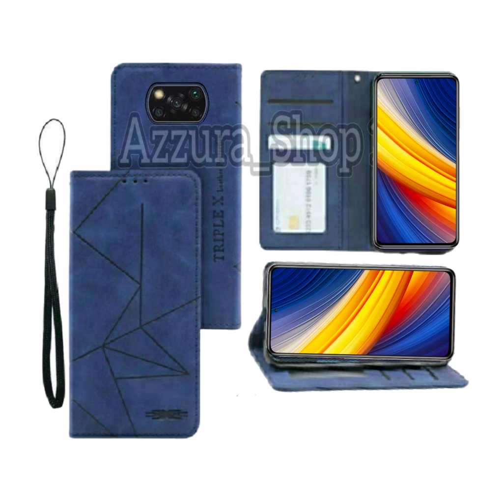 Flip Magnet For XIAOMI POCO X3/X3 PRO/X3 NFC Case Dompet Motif Flip Cover Leather Premium Casing HP