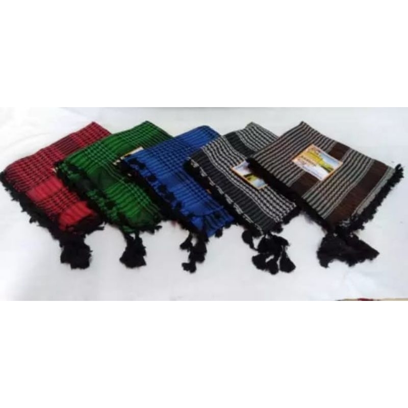 RB Sorban tenun Al Multazam/sorban ronce/sorban motif jagung/sorban latar hitam