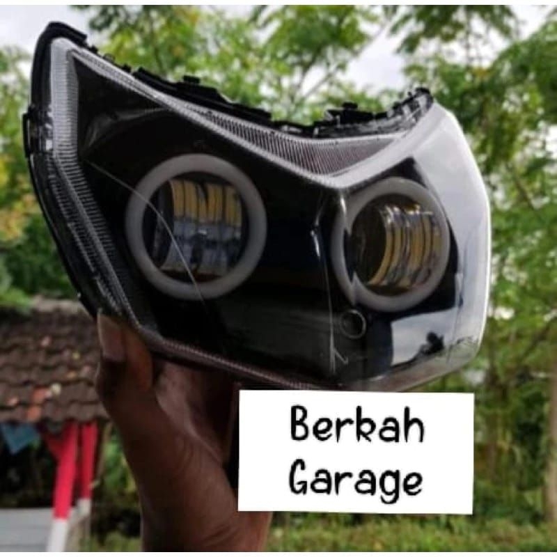 Reflektor Batok lampu depan Custom Supra X 125 injeksi plus daymaker