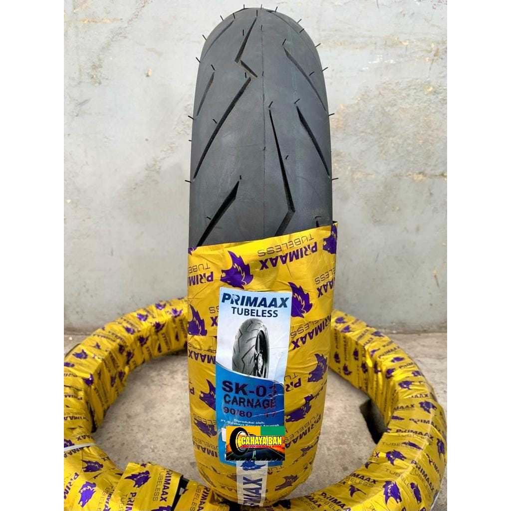 BAN MOTOR TUBELESS PRIMAAX SK03 90/80-17 BAN MOTOR RING 17 ban montor 90/80-17 ban primak 90/80-17 b