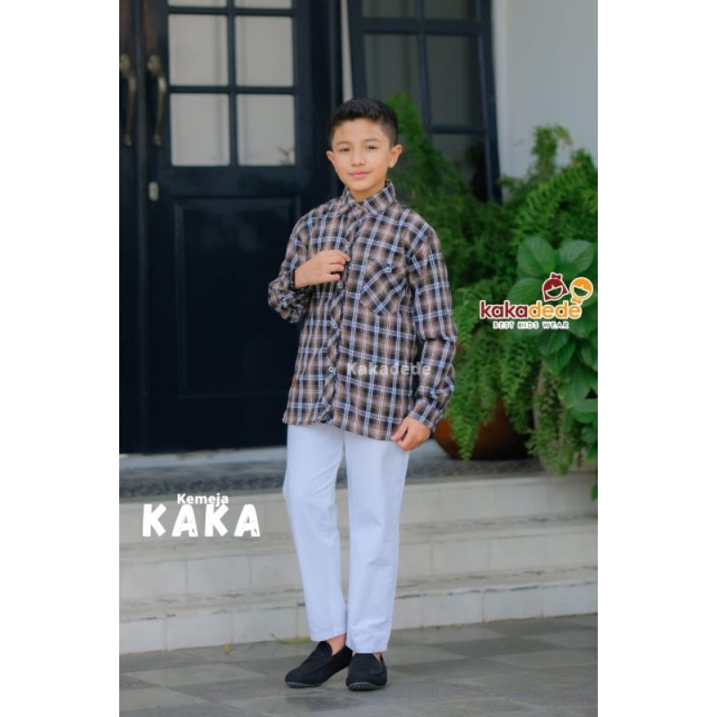 KEMEJA FLANEL KAKA by Kakadede Kemeja Flanel Anak