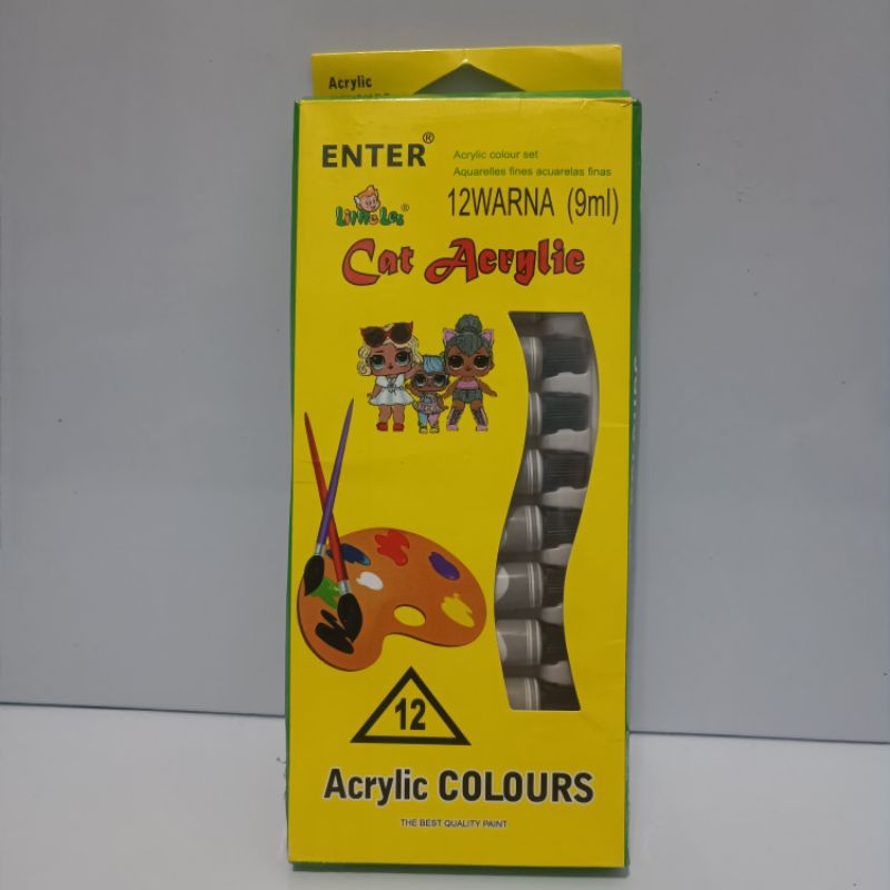 

Set Acrylic Colours 12 Warna 9 ml