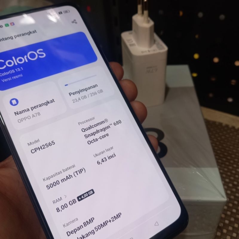 oppo A78 8/256 second