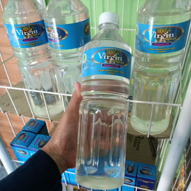 

VIRGIN COCONUT OIL (VCO) Kemasan 1000 ml sehat tanpa bahan kimiawi