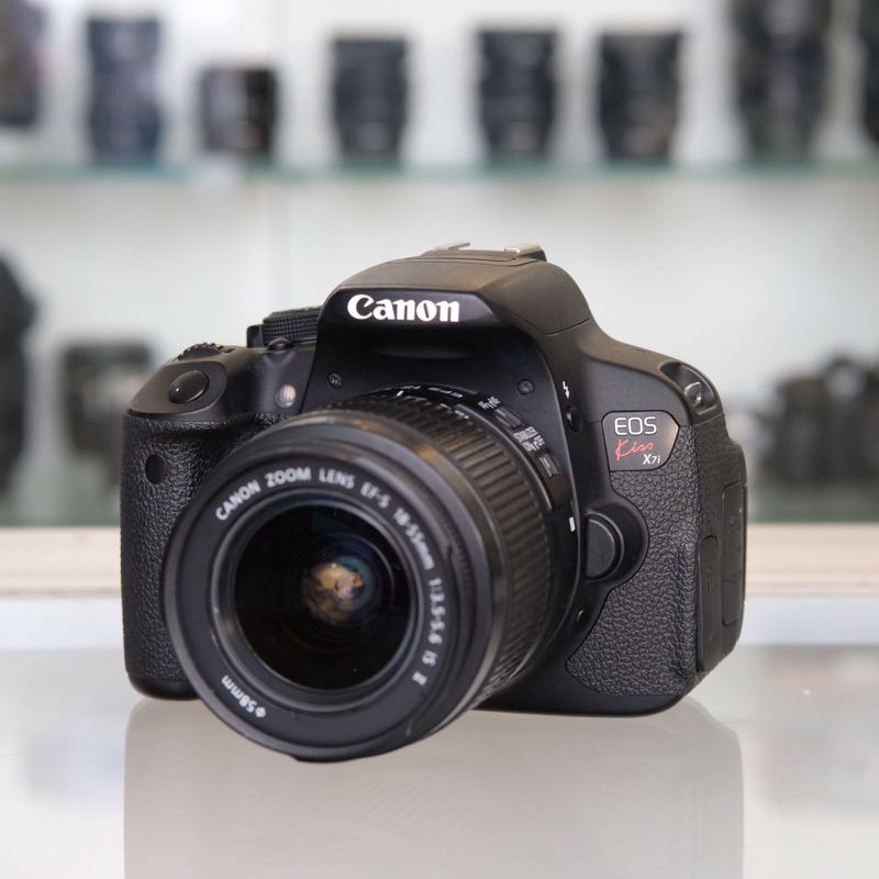 Kamera dslr canon eos 700d atau kiss x7i plus lensa kit 18-55mm