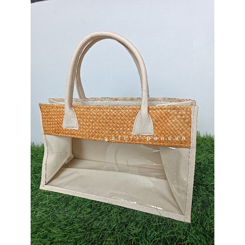 

TAS MIKA 30×12×18 anyam hampers mewah / tas parcel souvenir premium