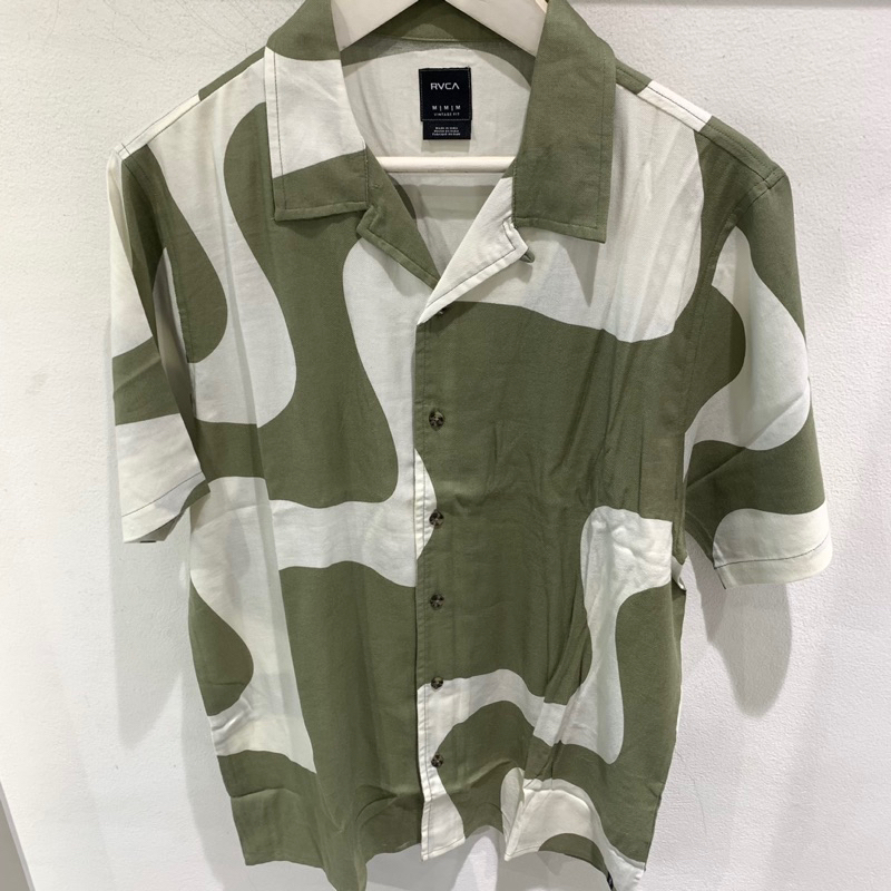 KEMEJA PRIA RVCA ORIGINAL WAVES SS SHIRT