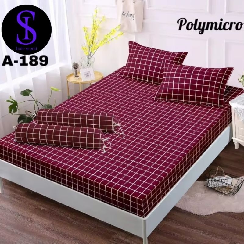 Sarung Busa Motif Kotak Aesthetik Bahan katun / Kasur Busa Inoac / Sprai Resleting Ukuran No 1 180x2