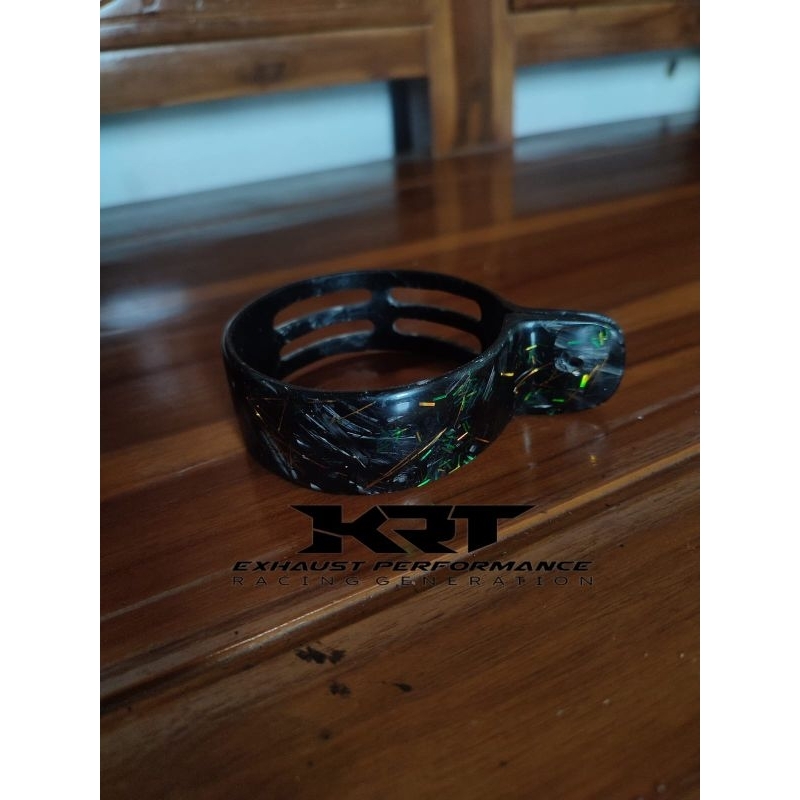 Claim Carbon Kevlar Forget 2,5inch Spesial Silincer Ninja 2tak Serat Carbon Keflar Forget Gantungan 