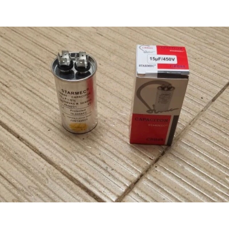 Capasitor Kapasitor AC 15uf mikro 450VAC STARMEC