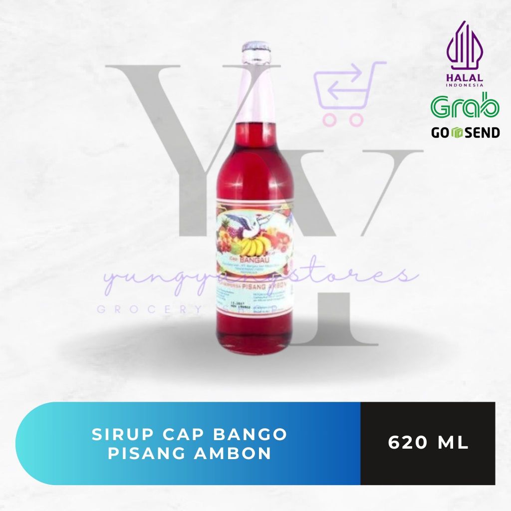 

Sirup Cap Bangau / Bango Pisang Ambon Merah 620 ml