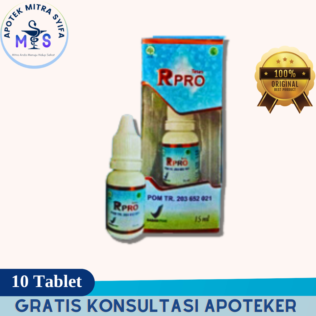 R-Pro Jamu Tetes Mata Botol 15 mL